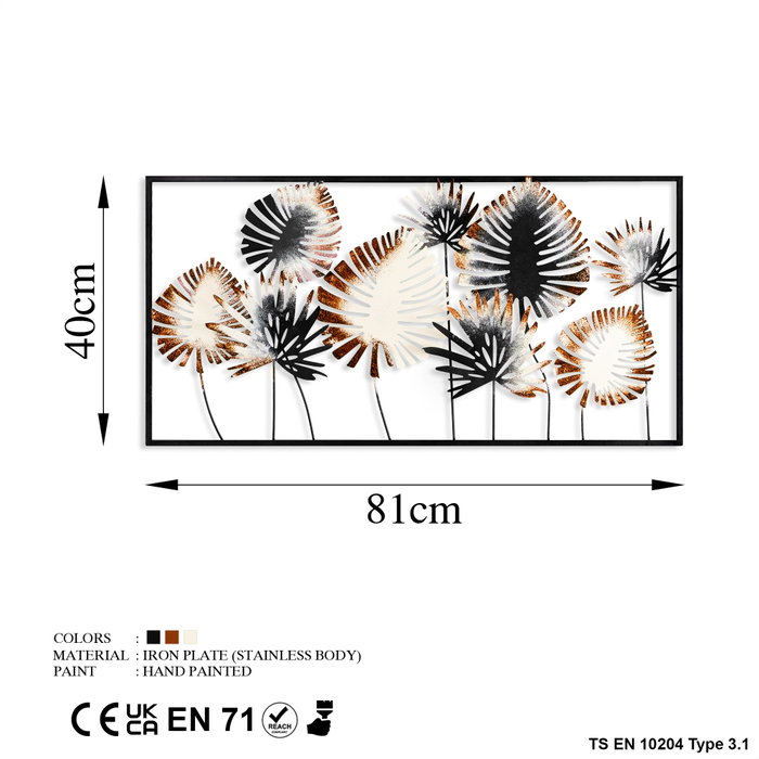 Wallity Yıldız 2 Accesorio de Pared de Metal Decorativo Multicolor Wallity Yıldız 2 Accesorio de Pared de Metal Decorativo Multicolor